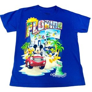 Disney Vintage Mickey Mouse T Shirt Top Cotton Florida
